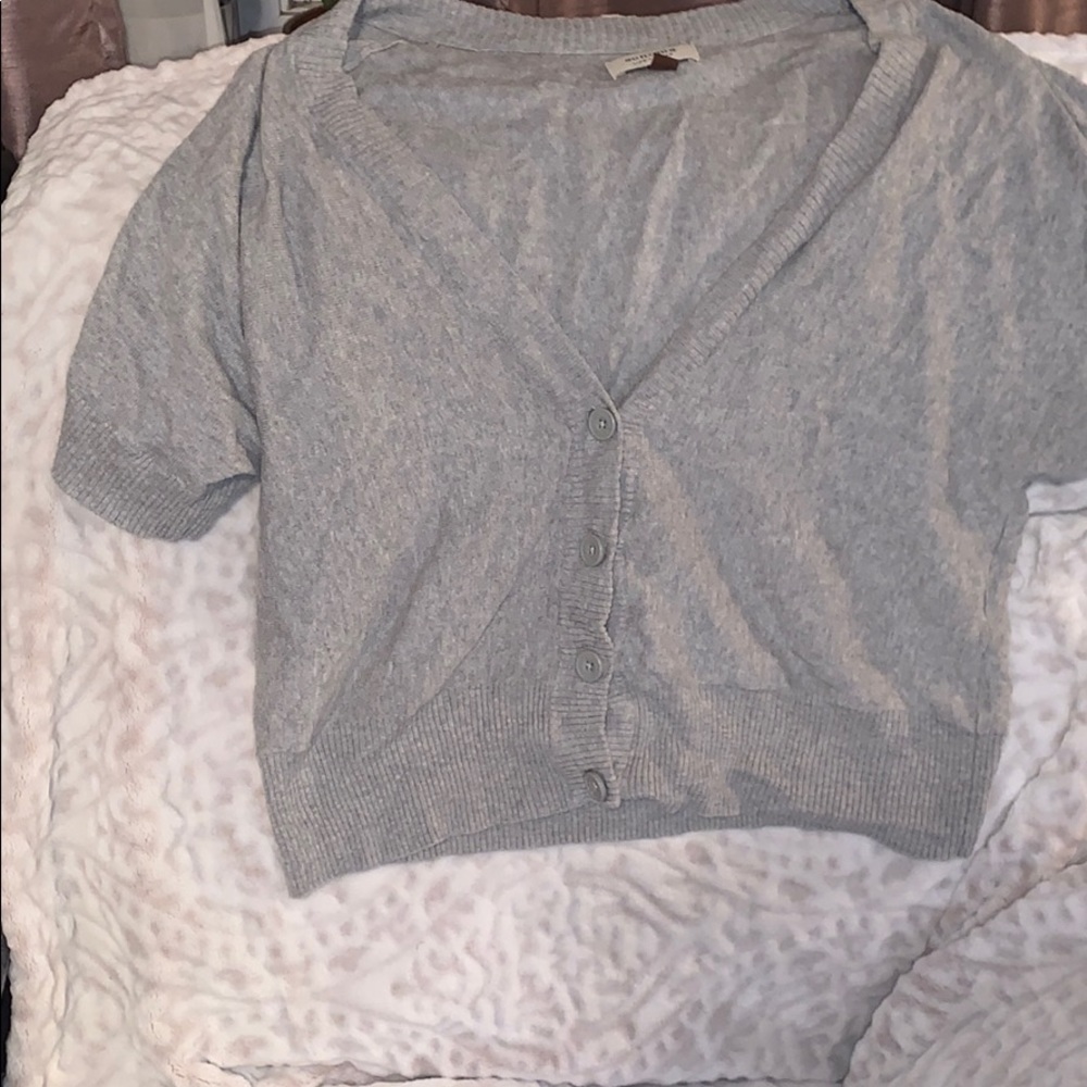 Button down sweater